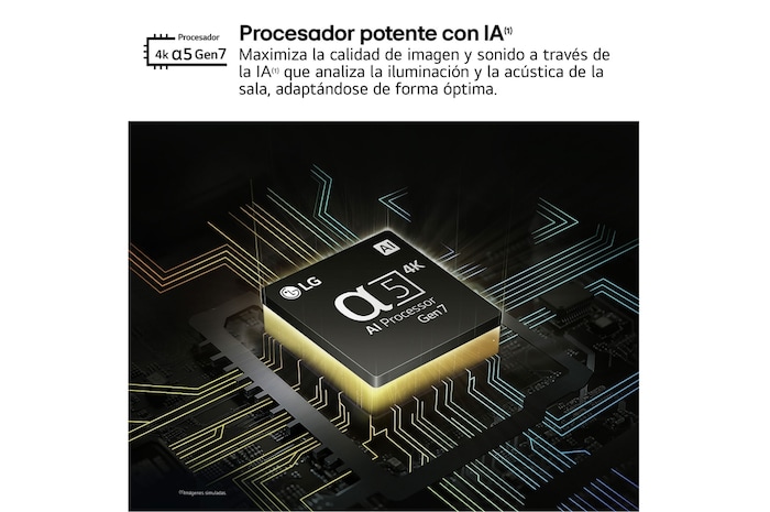 LG 43 pulgadas TV LG NANOCELL 4K serie AI NANO82 con Smart TV WebOS24, 43NANO82T6B