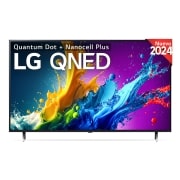 LG 43 pulgadas TV LG QNED 4K serie AI QNED80  con Smart TV WebOS24, 43QNED80T6A