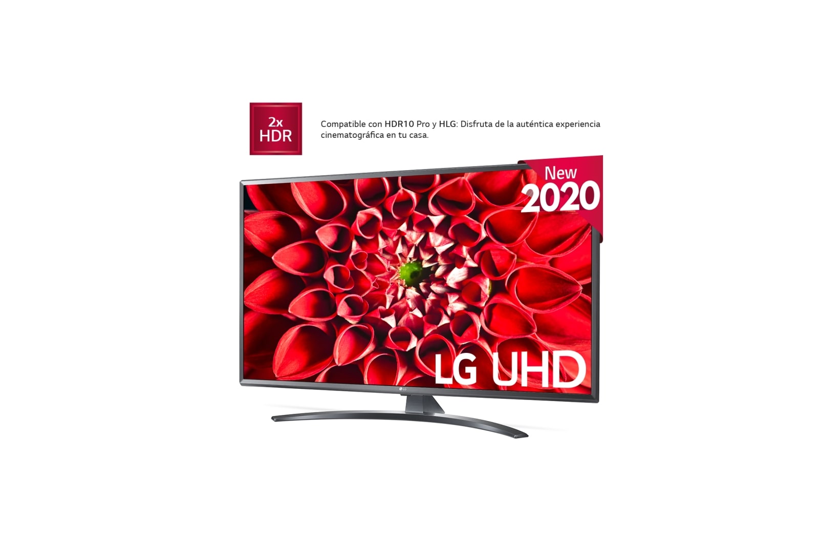 LG 43UN74006LB SMART TV UHD 4K - Smart TV con Inteligencia Artificial, 108cm (43"), Procesador Inteligente Quad Core, HDR 10 Pro, HLG, Sonido Ultra Surround, LED, G, 43UN74006LB