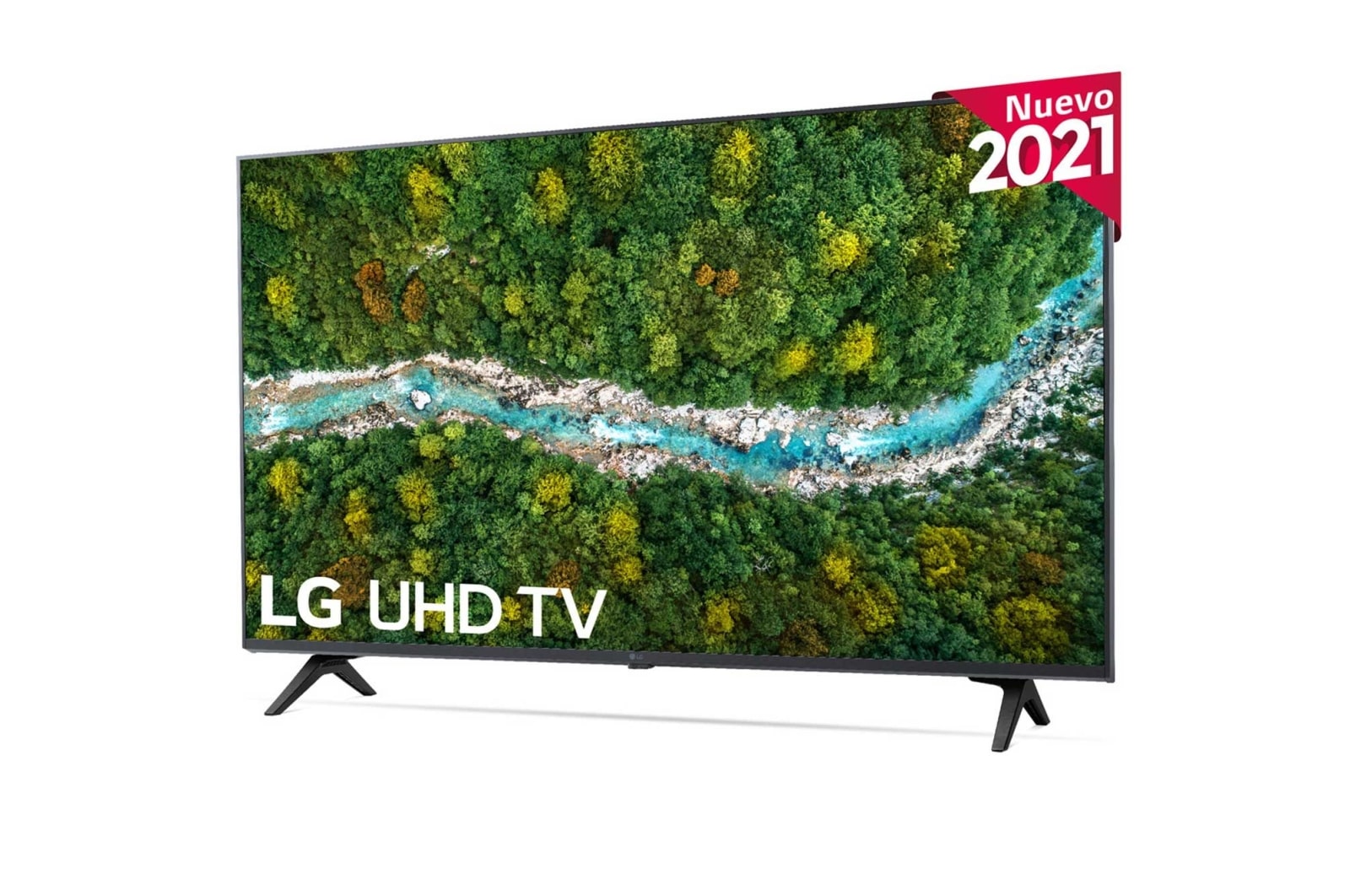 LG 4K UHD, SmartTV webOS 6.0, Procesador de Imagen 4K Quad Core [Clasificación energética G], 43UP77006LB