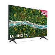 LG 4K UHD, SmartTV webOS 6.0, Procesador de Imagen 4K Quad Core [Clasificación energética G], 43UP77006LB