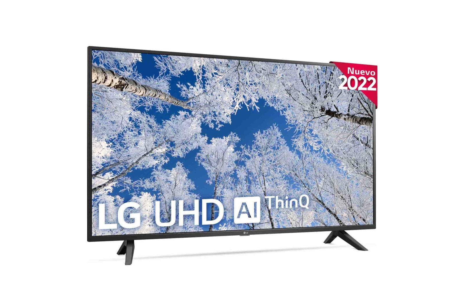 LG Televisor LG 4K UHD, Procesador de Gran Potencia 4K a5 Gen 5, compatible con formatos HDR 10, HLG y HGiG, Smart TV webOS22., 43UQ70006LB