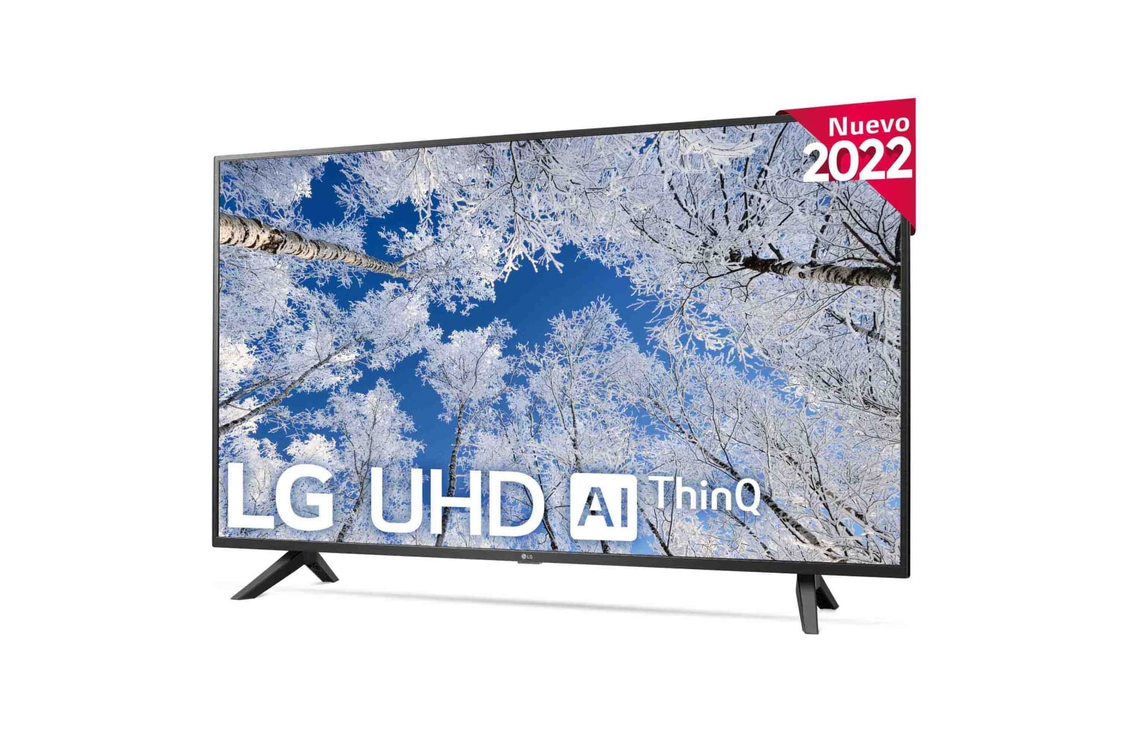 LG Televisor LG 4K UHD, Procesador de Gran Potencia 4K a5 Gen 5, compatible con formatos HDR 10, HLG y HGiG, Smart TV webOS22., 43UQ70006LB