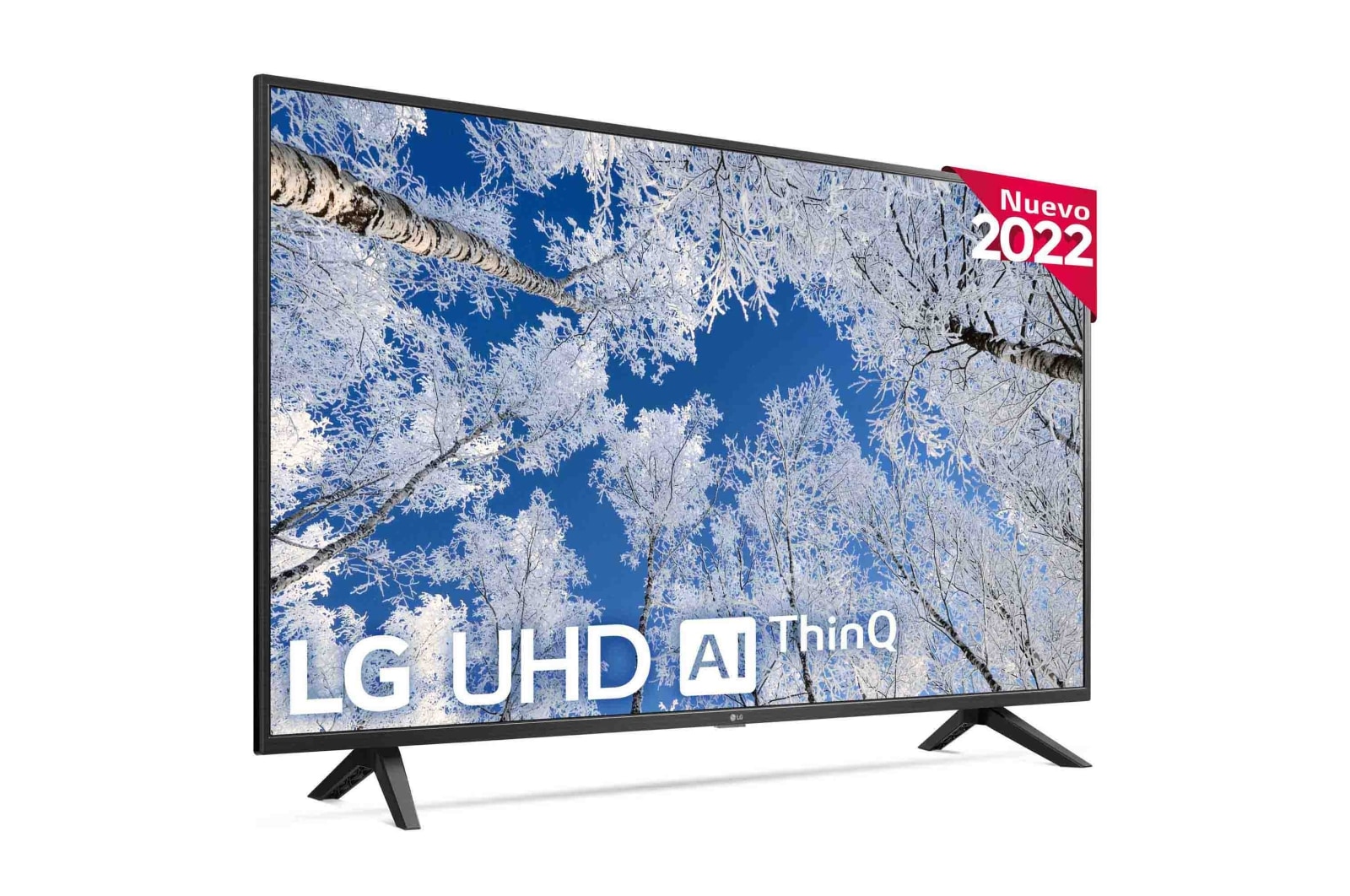 LG Televisor LG 4K UHD, Procesador de Gran Potencia 4K a5 Gen 5, compatible con formatos HDR 10, HLG y HGiG, Smart TV webOS22., 43UQ70006LB