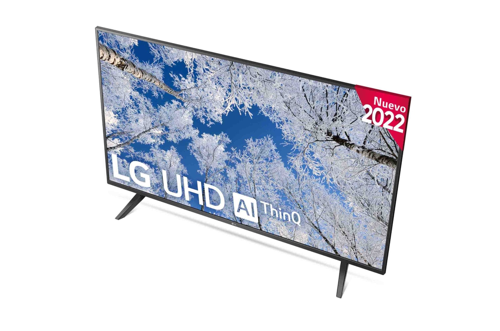 LG Televisor LG 4K UHD, Procesador de Gran Potencia 4K a5 Gen 5, compatible con formatos HDR 10, HLG y HGiG, Smart TV webOS22., 43UQ70006LB