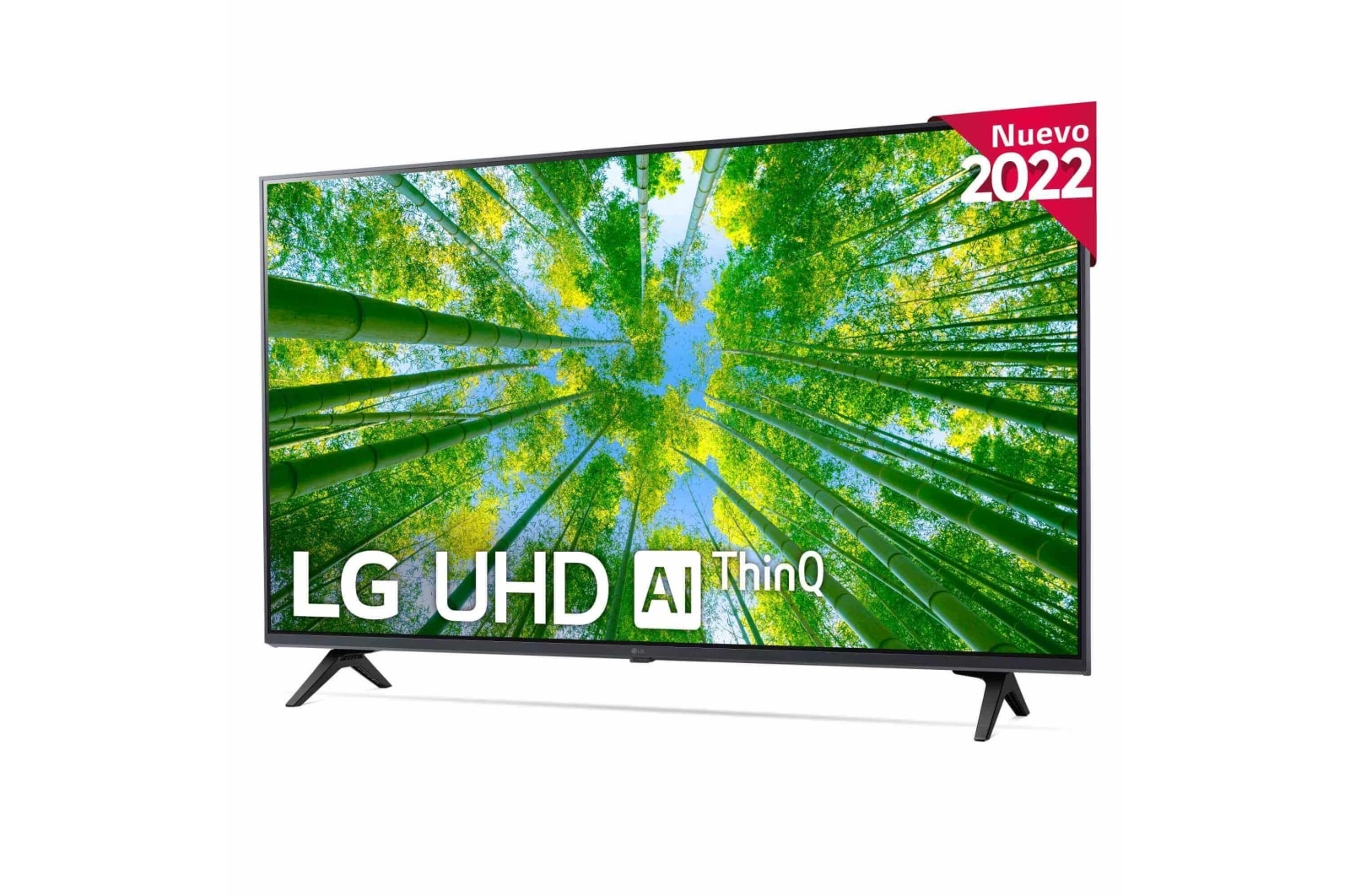 LG Televisor LG 4K UHD, Procesador de Gran Potencia 4K a5 Gen 5, compatible con formatos HDR 10, HLG y HGiG, Smart TV webOS22., 43UQ80006LB