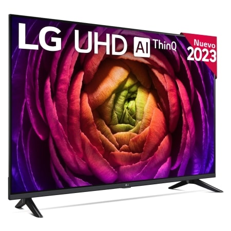 Vista frontal del LG UHD TV