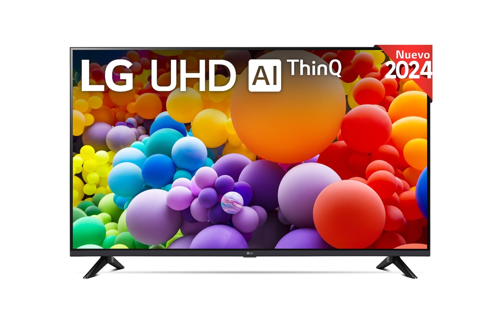 LG 43 pulgadas TV LG UHD AI 4K serie UT73  con Smart TV WebOS24, 43UT73006LA