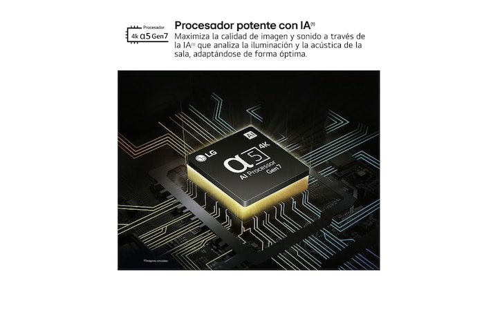 LG 43 pulgadas TV LG UHD AI 4K serie UT73 con Smart TV WebOS24, 43UT73006LA