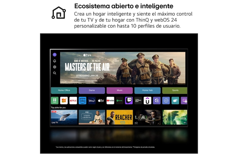 LG 43 pulgadas Smart TV LG UHD AI UT81 4K 2024, 43UT81006LA