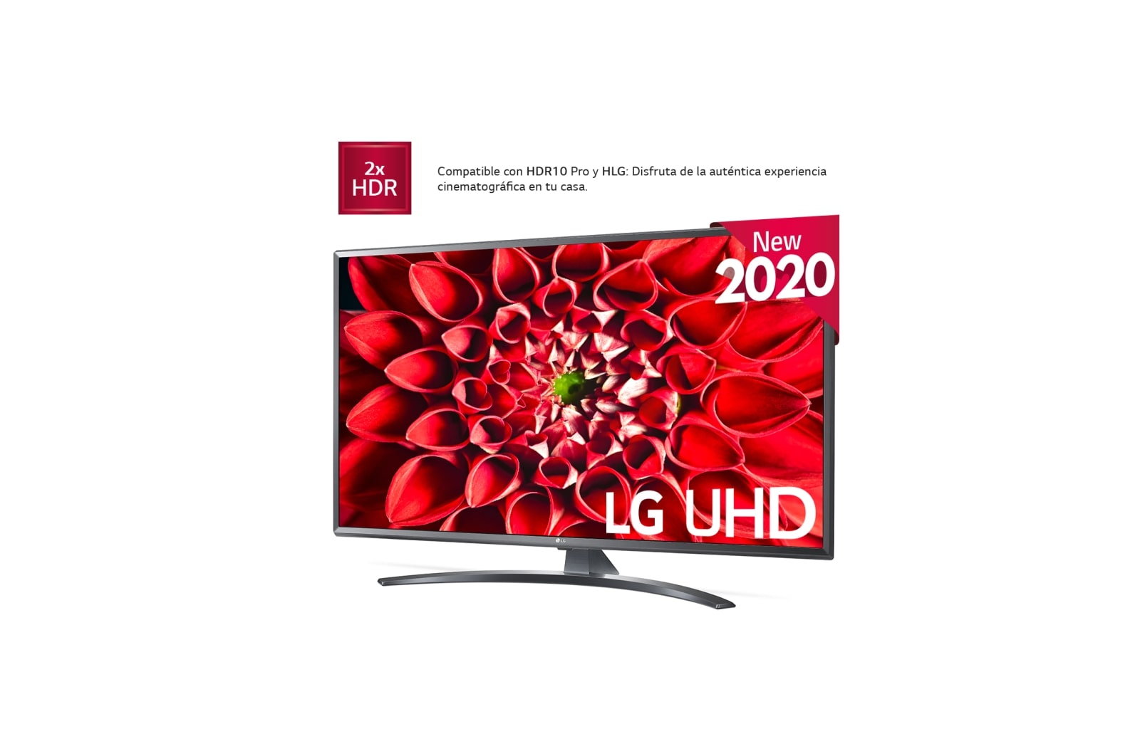 LG 49UN74006LB SMART TV UHD 4K - Smart TV con Inteligencia Artificial, 123cm (49"), Procesador Inteligente Quad Core, HDR 10 Pro, HLG, Sonido Ultra Surround, LED, F, 49UN74006LB