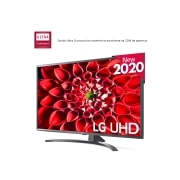 LG 49UN74006LB SMART TV UHD 4K - Smart TV con Inteligencia Artificial, 123cm (49"), Procesador Inteligente Quad Core, HDR 10 Pro, HLG, Sonido Ultra Surround, LED, F, 49UN74006LB