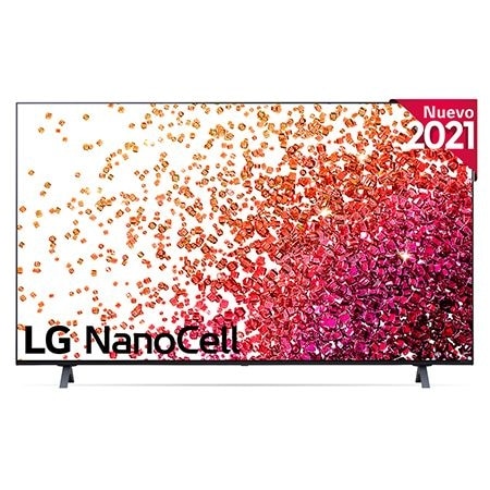 Vista frontal del LG NanoCell TV