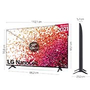 LG 4K NanoCell, SmartTV webOS 6.0, Procesador de Imagen 4k Quad Core [Clase de eficiencia energética G], 50NANO756PA