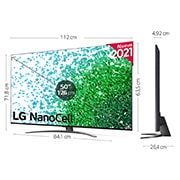 LG 4K NanoCell, SmartTV webOS 6.0, Procesador de Imagen 4k Quad Core [Clase de eficiencia energética F], 50NANO816PA