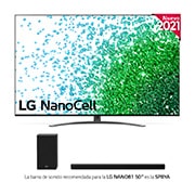 LG 4K NanoCell, SmartTV webOS 6.0, Procesador de Imagen 4k Quad Core [Clase de eficiencia energética F], 50NANO816PA