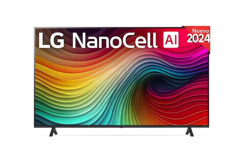 LG 50 pulgadas TV LG NANOCELL 4K serie AI NANO81 con Smart TV WebOS24, 50NANO81T6A