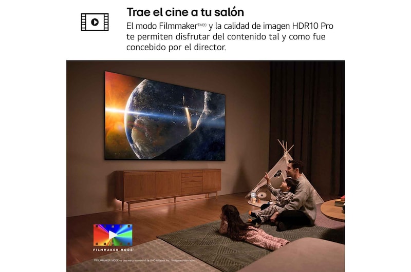 LG 50 pulgadas TV LG NANOCELL 4K serie AI NANO81 con Smart TV WebOS24, 50NANO81T6A