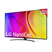 LG Televisor LG 4K Nanocell, Procesador de Gran Potencia 4K a5 Gen 5, compatible con formatos HDR 10, HLG y HGiG, Smart TV webOS22, 50NANO826QB