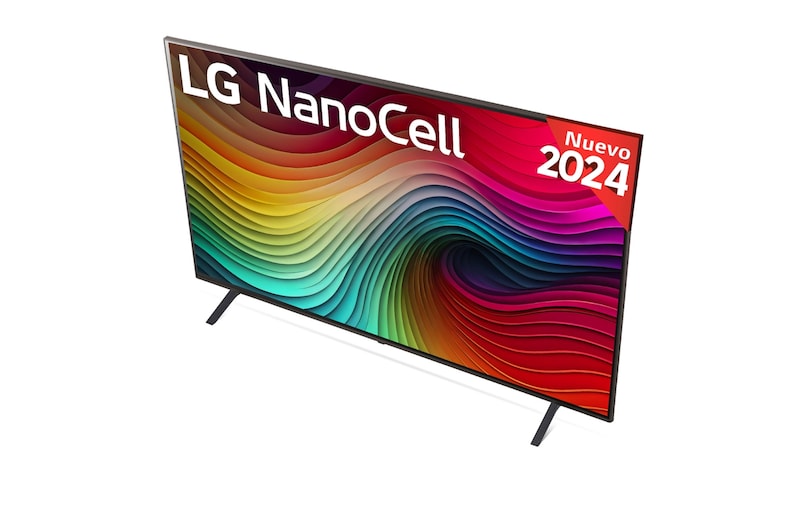 LG 50 pulgadas TV LG NANOCELL 4K serie AI NANO82 con Smart TV WebOS24, 50NANO82T6B