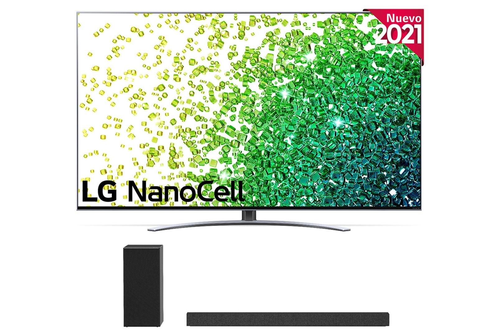 LG 4K NanoCell, SmartTV webOS 6.0, Procesador Inteligente 4K α7 Gen4 con AI, HDR Dolby Vision, DOLBY ATMOS [Clase de eficiencia energética G], 50NANO886PB