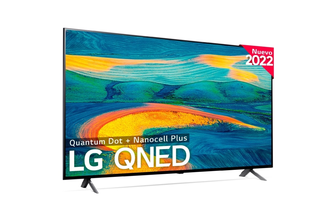 LG TV LG 4K QNED, Procesador Inteligente α5 Gen5 AI Processor 4K, compatible con formatos HDR 10, HLG y HGiG, Smart TV webOS22, perfecto para Gaming, 50QNED7S6QA