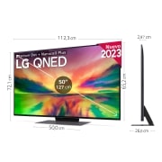 LG TV LG  QNED 4K de 50'' Serie 81, Procesador Gran Potencia, HDR10 / Dolby Digital Plus, Smart TV webOS23, perfecto para Gaming., 50QNED816RE