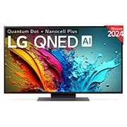 LG 55 pulgadas TV LG QNED 4K serie AI QNED86  con Smart TV WebOS24, 55QNED86T6A