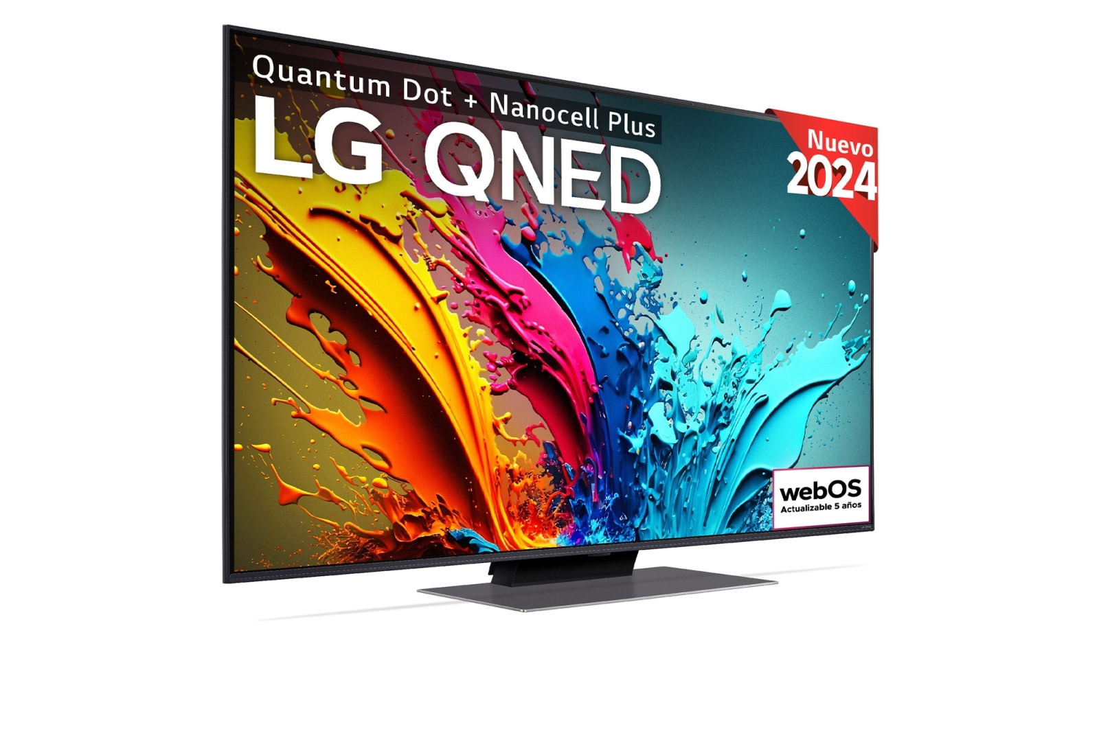 LG 55 pulgadas TV LG QNED 4K serie AI QNED86  con Smart TV WebOS24, 55QNED86T6A