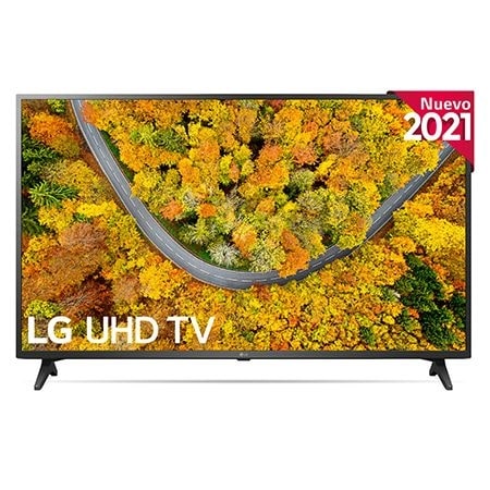 Vista frontal del LG UHD TV