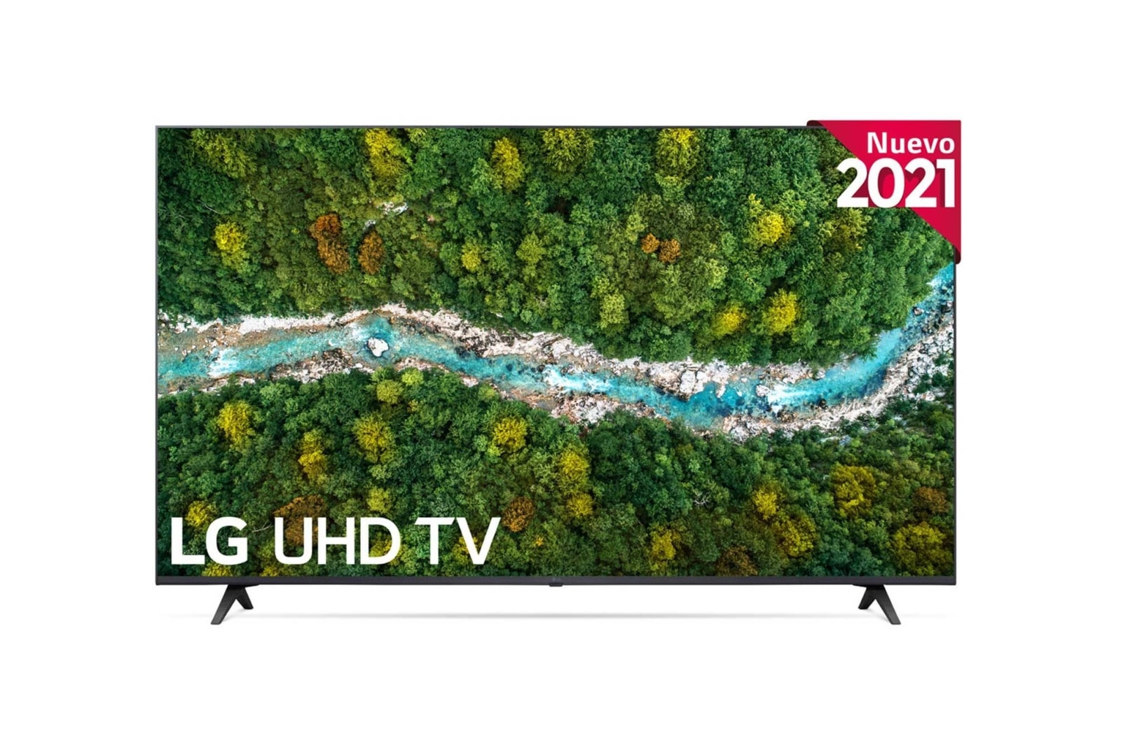 LG 4K UHD, SmartTV webOS 6.0, Procesador de Imagen 4K Quad Core [Clasificación energética G], 50UP77006LB