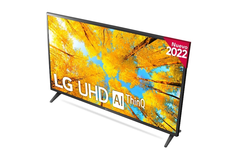 LG Televisor LG 4K UHD, Procesador de Gran Potencia 4K a5 Gen 5, compatible con formatos HDR 10, HLG y HGiG, Smart TV webOS22., 50UQ75006LF