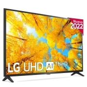 LG Televisor LG 4K UHD, Procesador de Gran Potencia 4K a5 Gen 5, compatible con formatos HDR 10, HLG y HGiG, Smart TV webOS22., 50UQ75006LF