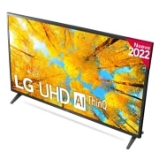 LG Televisor LG 4K UHD, Procesador de Gran Potencia 4K a5 Gen 5, compatible con formatos HDR 10, HLG y HGiG, Smart TV webOS22., 50UQ75006LF