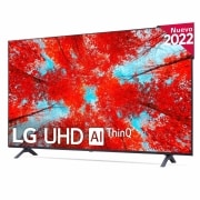 LG Televisor LG 4K UHD, Procesador de Gran Potencia 4K a5 Gen 5, compatible con formatos HDR 10, HLG y HGiG, Smart TV webOS22., 43UQ90006LA