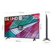 LG TV LG  UHD 4K de 50'' Serie 78, Procesador Alta Potencia, HDR10 / Dolby Digital Plus, Smart TV webOS23., 50UR78006LK