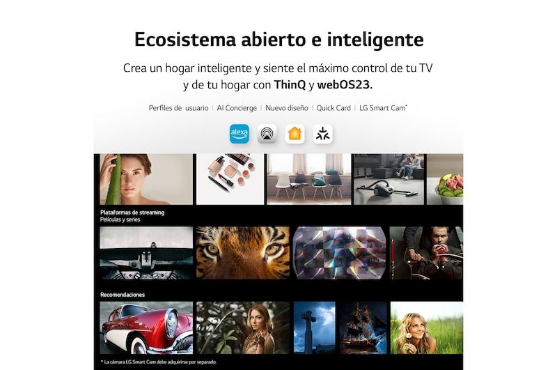 LG TV LG UHD 4K de 43'' Serie 80, Procesador Alta Potencia, HDR10 / Dolby Digital Plus, Smart TV webOS23., 43UR80006LJ