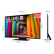 LG 50 pulgadas Smart TV LG UHD AI UT91 4K 2024, 50UT91006LA