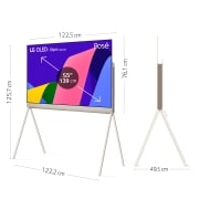 LG TV LG  4K OLED evo POSE, Procesador Inteligente de Máxima Potencia 4K a9 Gen 5 con IA, compatible con el 100% de formatos HDR, HDR Dolby Vision y Dolby Atmos.  Smart TV webOS22, el mejor TV para Gaming. , 55LX1Q6LA