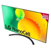 LG Televisor LG 4K Nanocell, Procesador de Gran Potencia 4K a5 Gen 5, compatible con formatos HDR 10, HLG y HGiG, Smart TV webOS22, 55NANO766QA