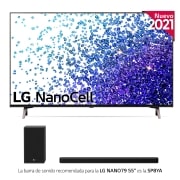 LG 4K NanoCell, SmartTV webOS 6.0, Procesador de Imagen 4k Quad Core [Clase de eficiencia energética G], 55NANO796PB