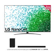 LG 4K NanoCell, SmartTV webOS 6.0, Procesador de Imagen 4k Quad Core [Clase de eficiencia energética G], 55NANO816PA