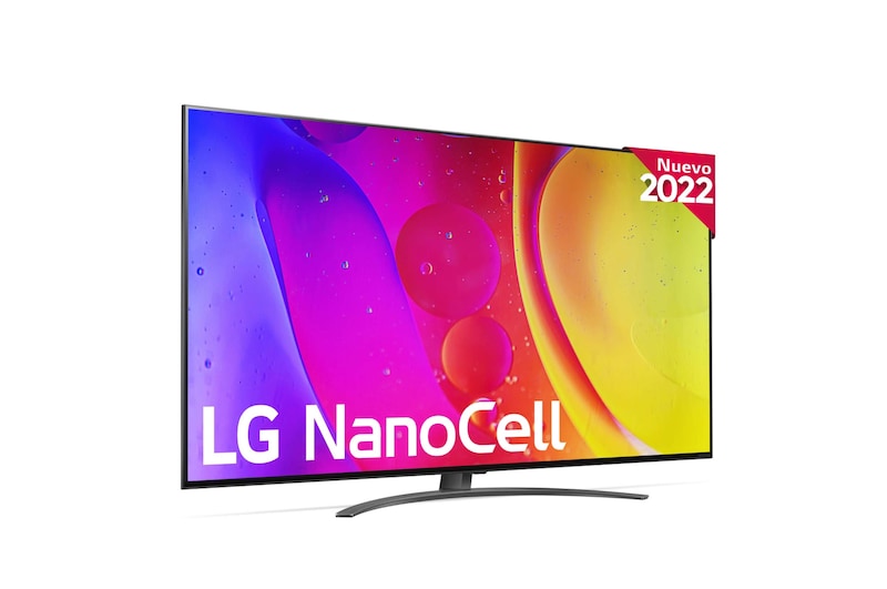 LG Televisor LG 4K Nanocell, Procesador de Gran Potencia 4K a5 Gen 5, compatible con formatos HDR 10, HLG y HGiG, Smart TV webOS22, 55NANO816QA
