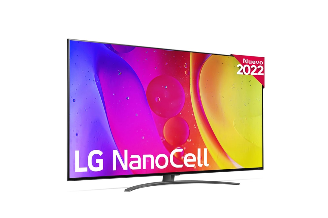 LG Televisor LG 4K Nanocell, Procesador de Gran Potencia 4K a5 Gen 5, compatible con formatos HDR 10, HLG y HGiG, Smart TV webOS22, 55NANO816QA
