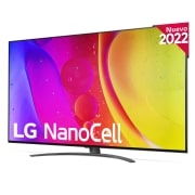 LG Televisor LG 4K Nanocell, Procesador de Gran Potencia 4K a5 Gen 5, compatible con formatos HDR 10, HLG y HGiG, Smart TV webOS22, 55NANO816QA