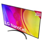 LG Televisor LG 4K Nanocell, Procesador de Gran Potencia 4K a5 Gen 5, compatible con formatos HDR 10, HLG y HGiG, Smart TV webOS22, 55NANO816QA