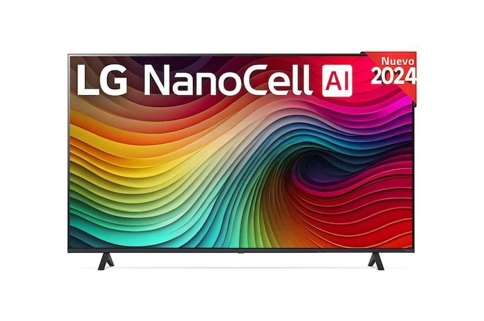 LG 55 pulgadas TV LG NANOCELL 4K serie AI NANO81 con Smart TV WebOS24, 55NANO81T6A