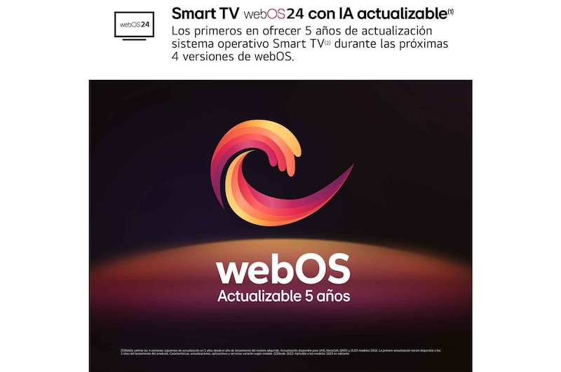 LG 55 pulgadas TV LG NANOCELL 4K serie AI NANO81 con Smart TV WebOS24, 55NANO81T6A