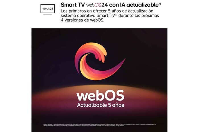 LG 55 pulgadas TV LG NANOCELL 4K serie AI NANO81 con Smart TV WebOS24, 55NANO81T6A