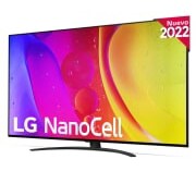 LG Televisor LG 4K Nanocell, Procesador de Gran Potencia 4K a5 Gen 5, compatible con formatos HDR 10, HLG y HGiG, Smart TV webOS22., 55NANO826QB